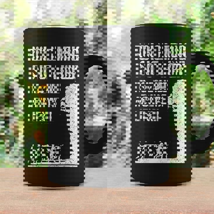 ファニーロッククライマーギフト 男女兼用 クールなゾンビクライミングに コーヒーマグ ギフトのアイデア