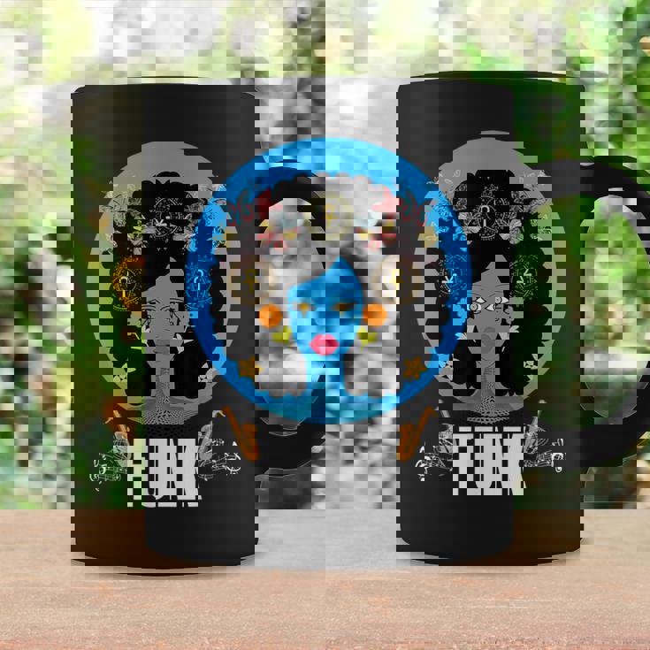 ファンク ソウルフル・ジャズ カラフル・ミュージック コーヒーマグ ギフトのアイデア