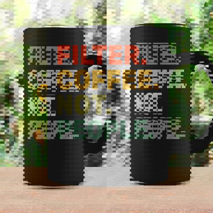 フィルターコーヒー Not People エスプレッソ バリスタ カフェ コーヒーオーバー コーヒーマグ ギフトのアイデア