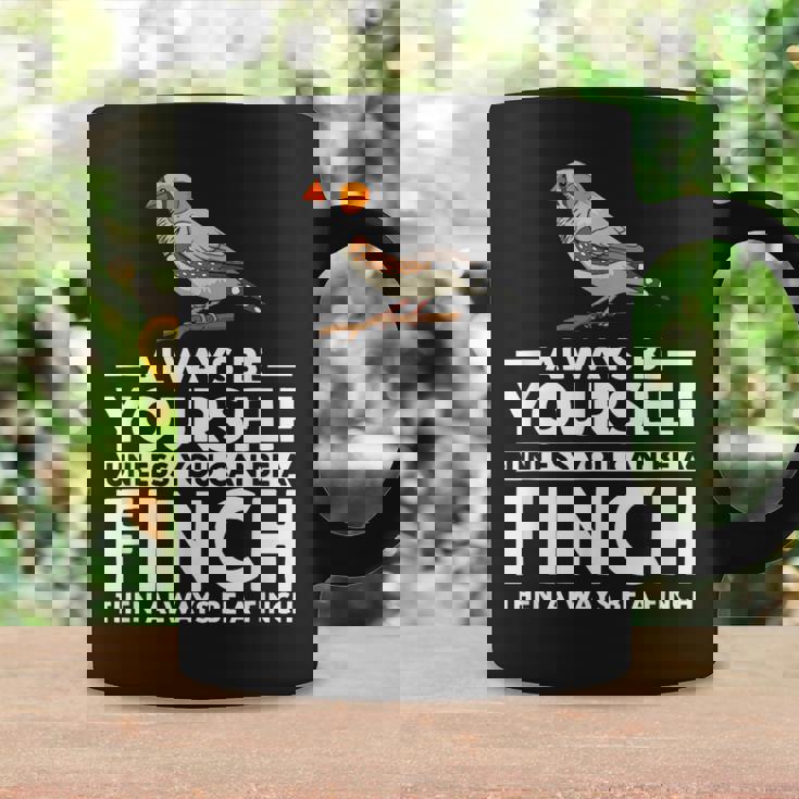 フィンチになれない限り、自分らしくいてください 面白いキンカチョウ コーヒーマグ ギフトのアイデア