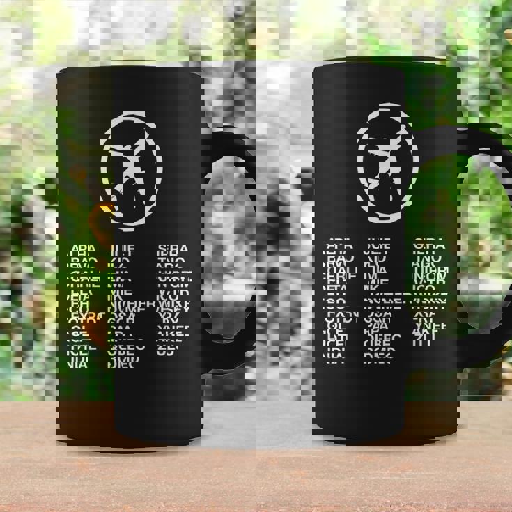 フォネティックコード飛行機パイロット コーヒーマグ ギフトのアイデア