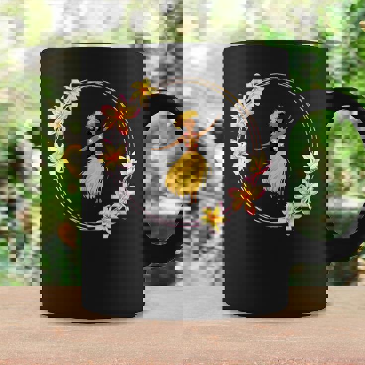 フラダンサー プルメリアリング ハワイ コーヒーマグ ギフトのアイデア