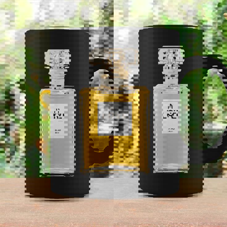 フランス香水ボトル コーヒーマグ ギフトのアイデア