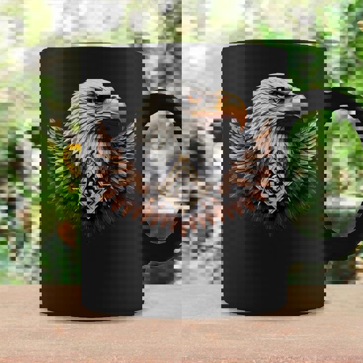 フリーメイソンs&C「知恵を持ったワシ」のシンボル。 コーヒーマグ ギフトのアイデア