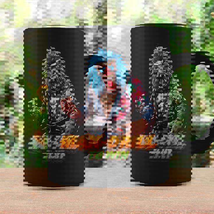 ブラジリアン柔術 マンドリルマスター ブラックベルト コーヒーマグ ギフトのアイデア