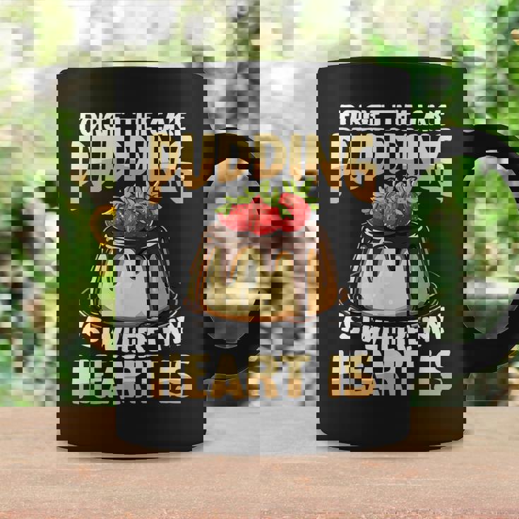 プディングはどこに私の心はチョコレートプリンの恋人 コーヒーマグ ギフトのアイデア