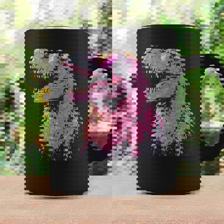 ヘアリー T-Rex パステルゴス ティラノサウルス 恐竜 サングラス コーヒーマグ ギフトのアイデア