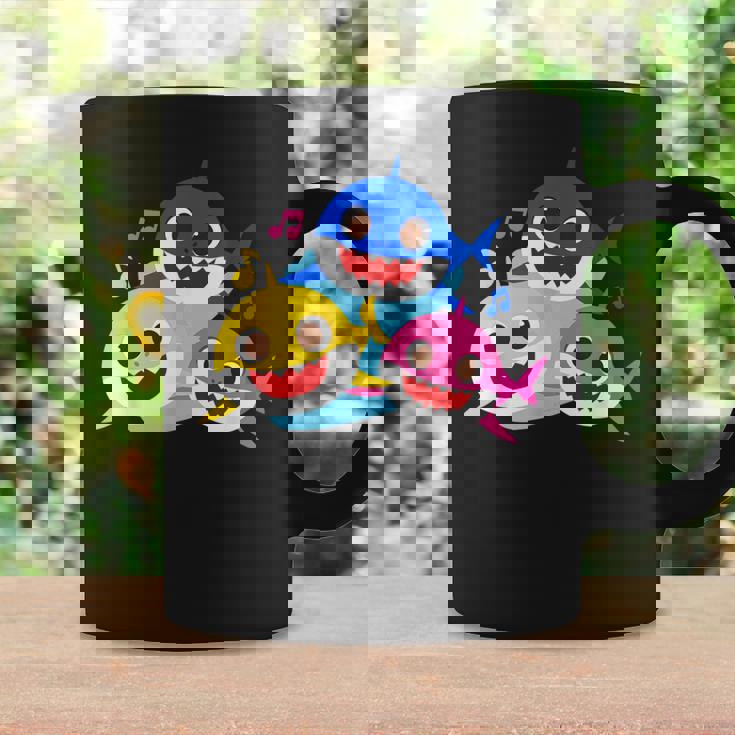 ベイビーシャーク・パパとママとサメなぞく・プレゼント・キッズ・メンズ・ウーマン家族系 コーヒーマグ ギフトのアイデア