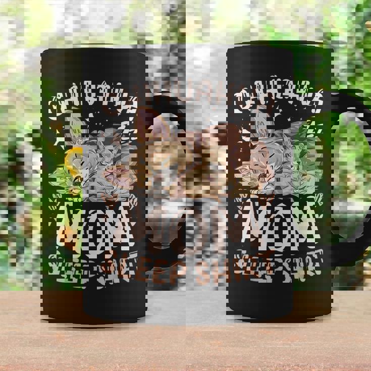 ベスト・チワワ・ママ・スリープ・シャツ、子犬と犬 コーヒーマグ ギフトのアイデア