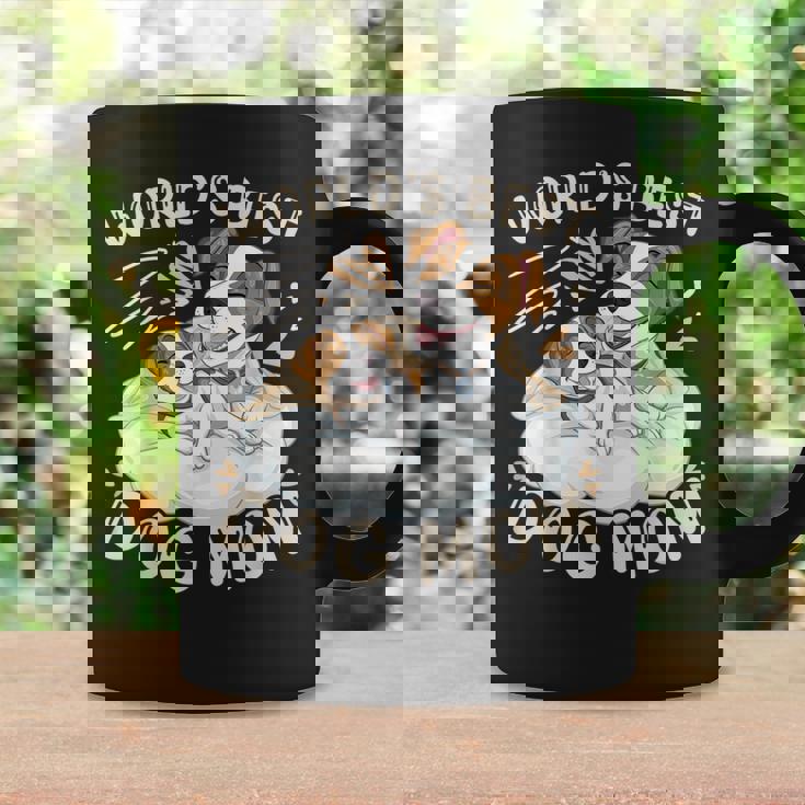 ベスト・ドッグ・ママ、子犬とジャック・ラッセル・テリア コーヒーマグ ギフトのアイデア