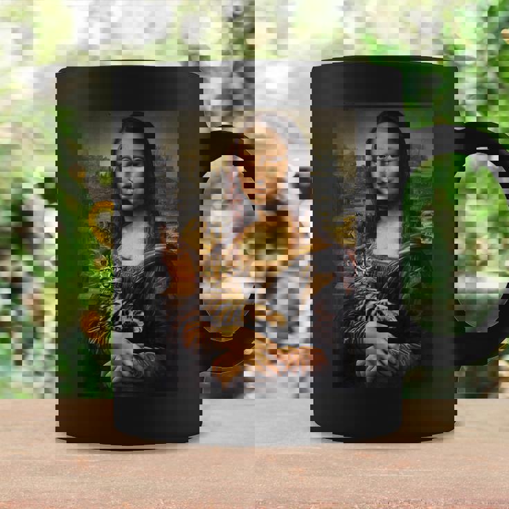 ベンガル猫 モナリザ 絵画 アート ママ お父さん コーヒーマグ ギフトのアイデア