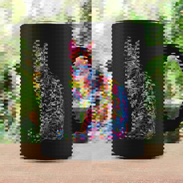 ベンガル猫ポップアート コーヒーマグ ギフトのアイデア