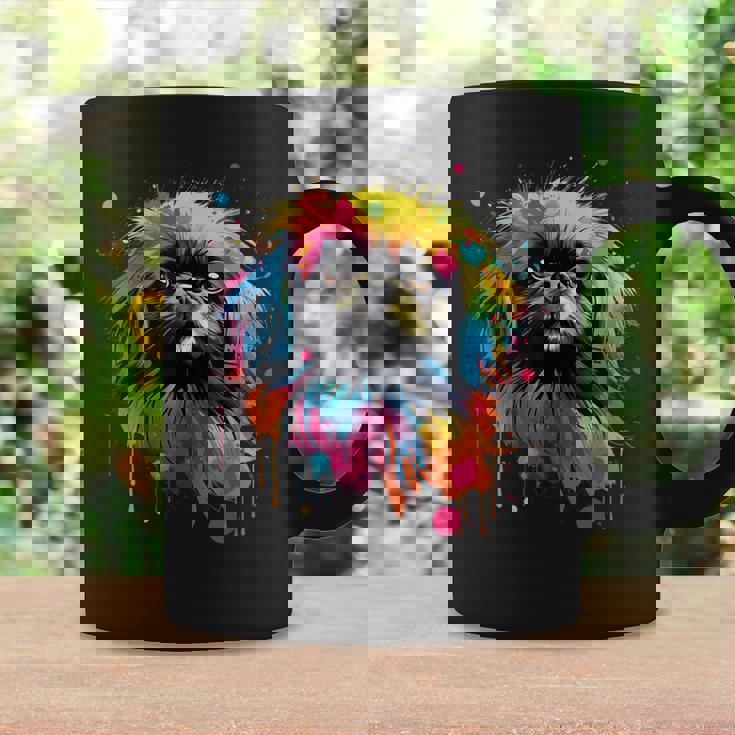 ペキニーズに描かれたペキニーズに描かれたかわいいペキニーズ犬 コーヒーマグ ギフトのアイデア