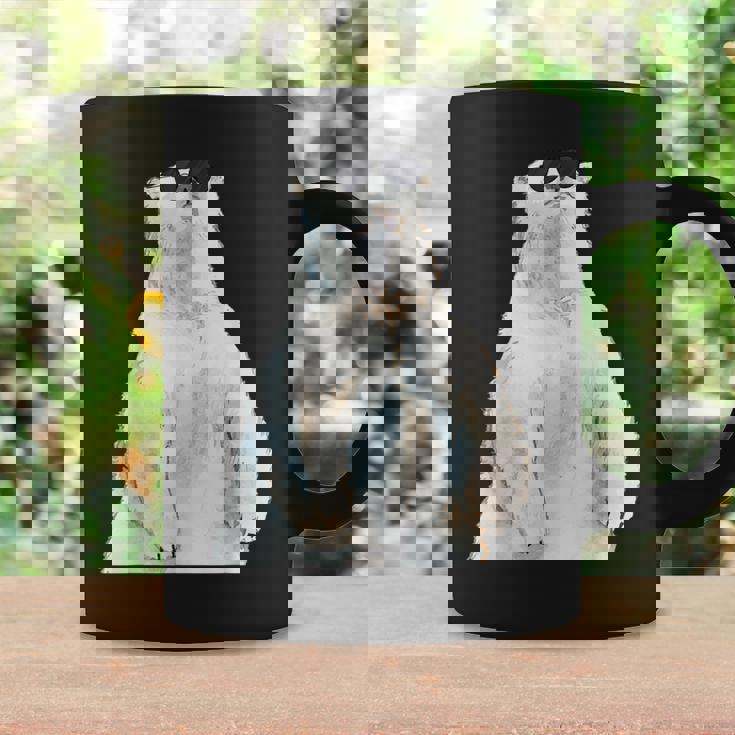 ホッキョクグマ サングラス 動物愛好家 動物飼育係 動物学者 コーヒーマグ ギフトのアイデア