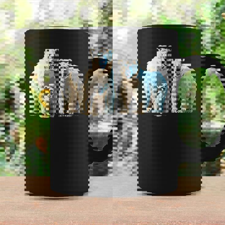 ホッキョクグマ。動物好き、シロクマの家族 コーヒーマグ ギフトのアイデア