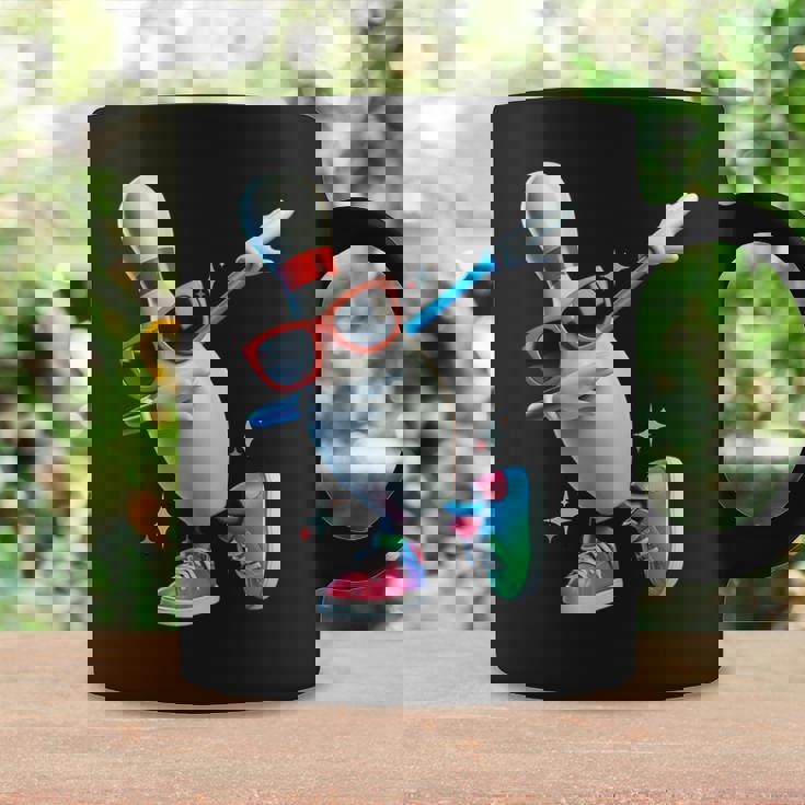 ボウリングピン ダビングサングラス ボウラープレイヤー キッズ メンズ レディース コーヒーマグ ギフトのアイデア