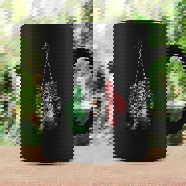 ボクシンググローブtシャツ – メキシコビンテージフラッグシャツ コーヒーマグ ギフトのアイデア