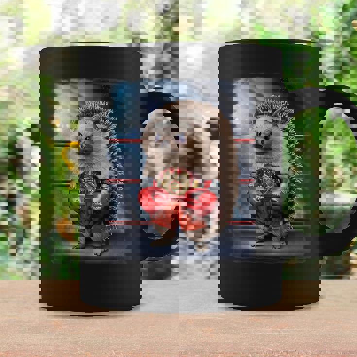 ボクシングチャンピオン ハリネズミファイター コーヒーマグ ギフトのアイデア