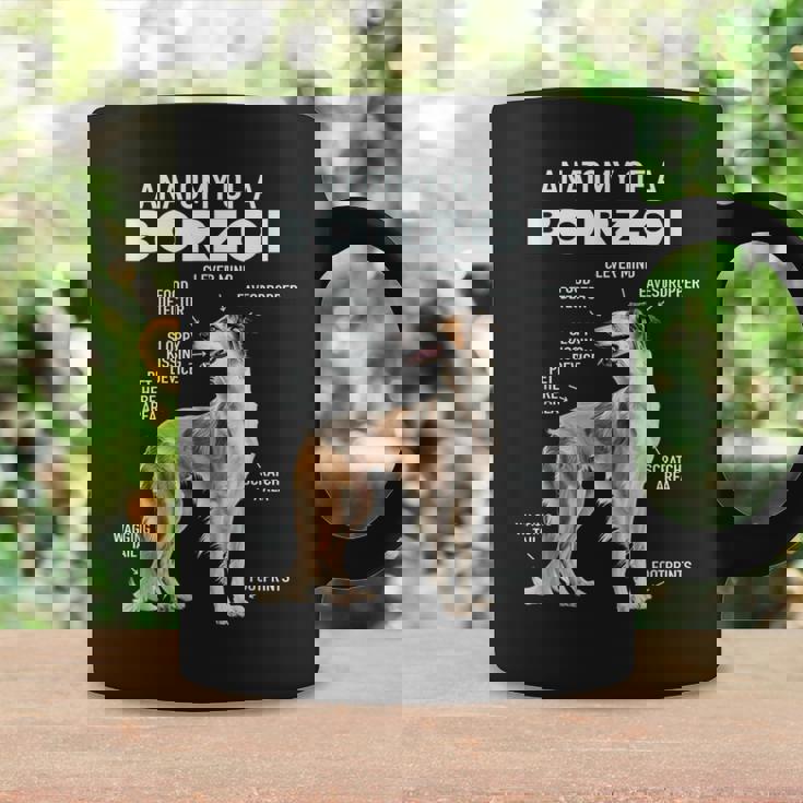 ボルゾイの解剖学 コーヒーマグ ギフトのアイデア