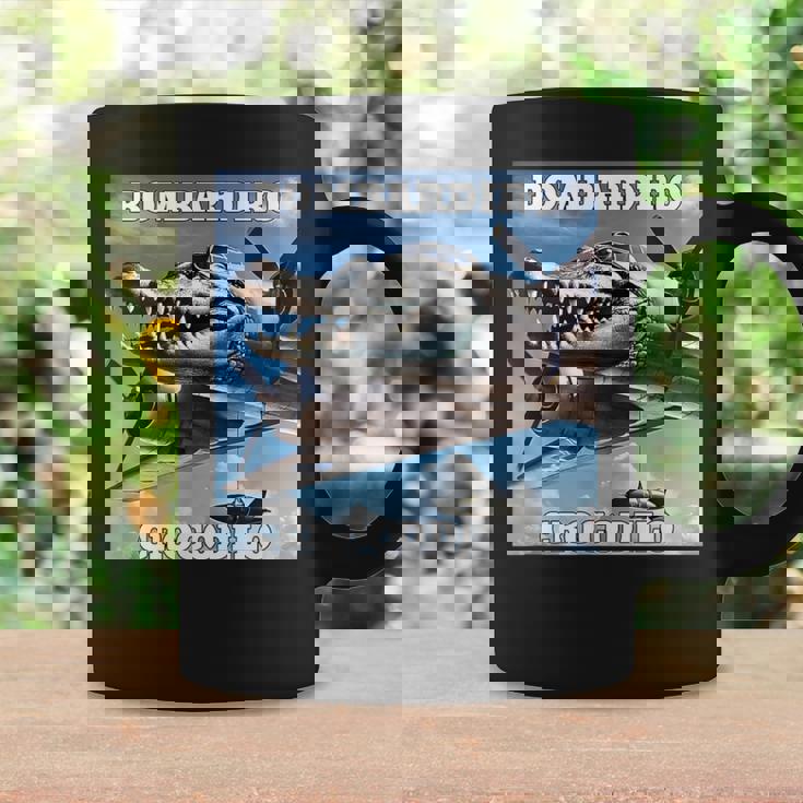 ボンバルディーロクロコダイルミーム コーヒーマグ ギフトのアイデア