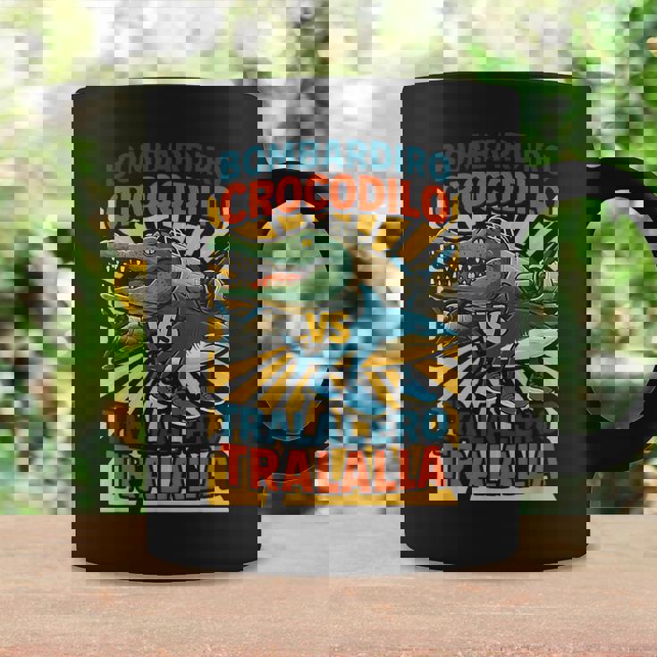 ボンバルディーロクロコダイロs トラレロトララーラ-イタリアンブレインロット コーヒーマグ ギフトのアイデア