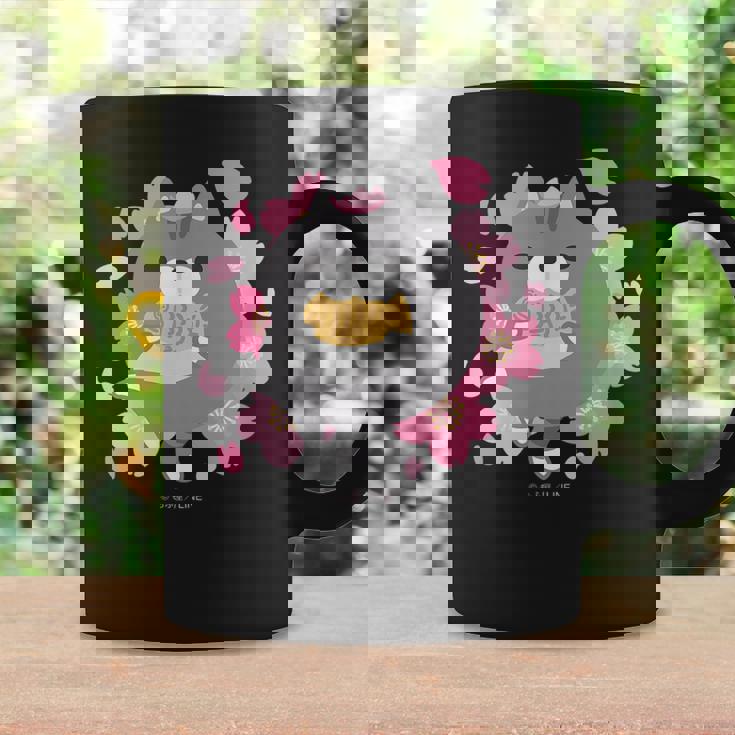 ボンレス犬とボンレス猫 桜 ボンレス猫 コーヒーマグ ギフトのアイデア