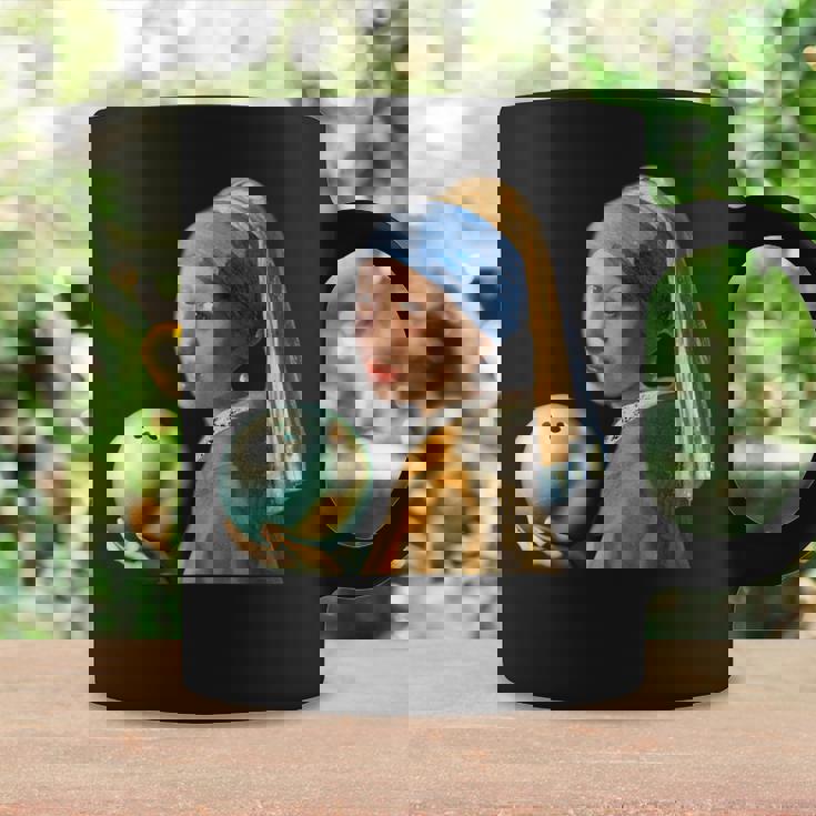 ボーリング 面白いtシャツ フェルメール ボウリング おもしろ ネタ 服 メンズ おもしろグッズ 大人 女性 ボウラー コーヒーマグ ギフトのアイデア