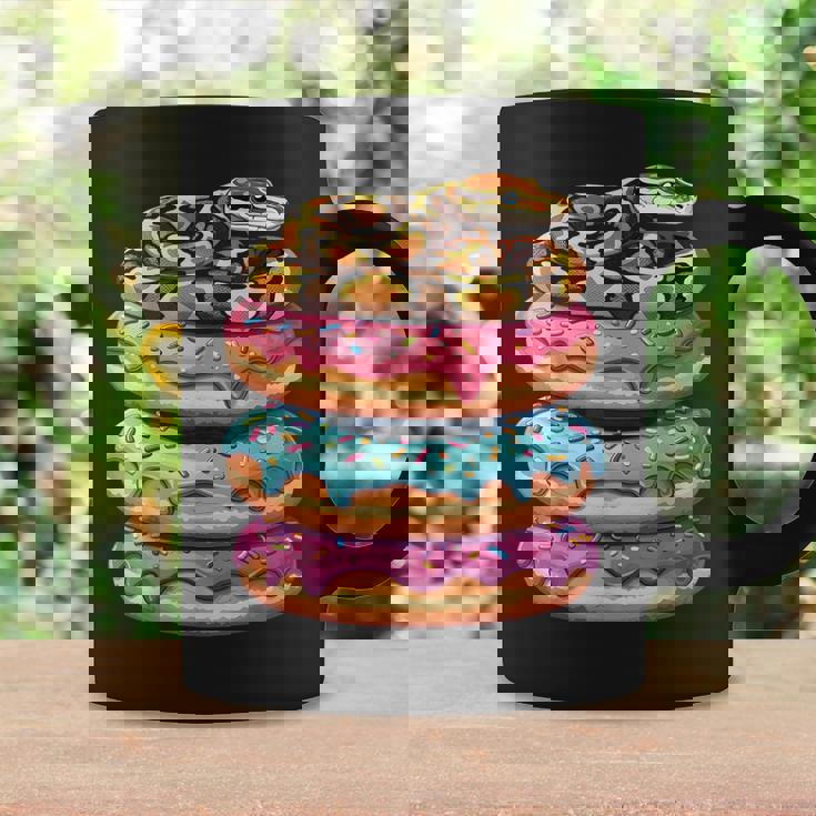 ボール パイソン ドーナツ好き 面白い コーヒーマグ ギフトのアイデア