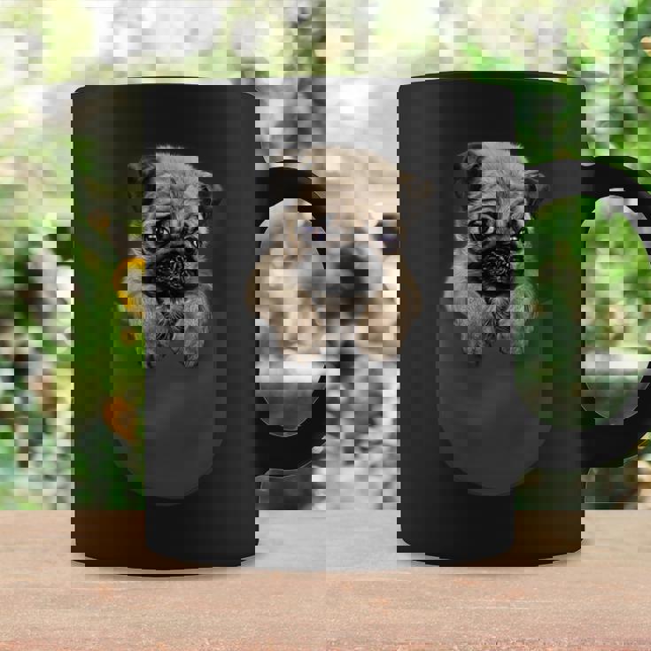 ポケット パグ 犬 コーヒーマグ ギフトのアイデア
