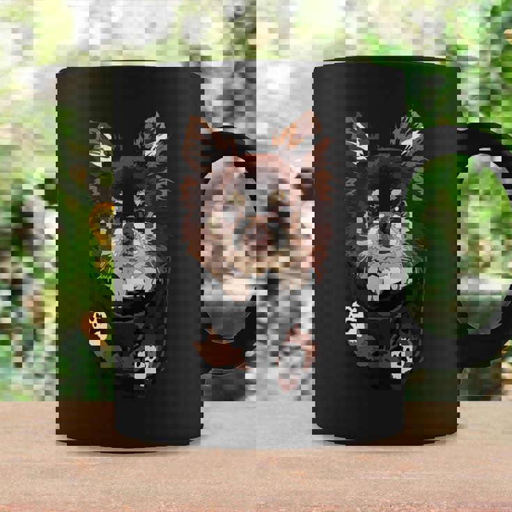 ポケットに入ったチワワ チワワ 子犬 長髪 犬好き コーヒーマグ ギフトのアイデア