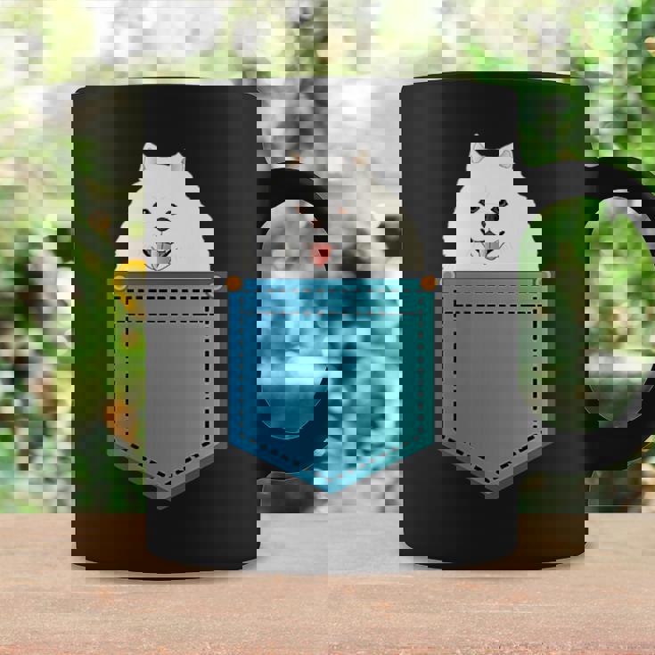 ポメラニアン 犬 胸ポケット ドイツ スピッツ コーヒーマグ ギフトのアイデア