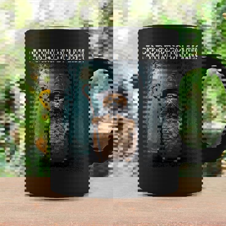 マジック・ファニー・ウィザード・キャットのためにパープレイしよう コーヒーマグ ギフトのアイデア