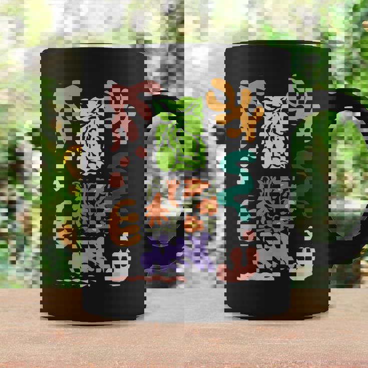 マティス風絵画 ボタニカル 花柄 抽象模様 コーヒーマグ ギフトのアイデア