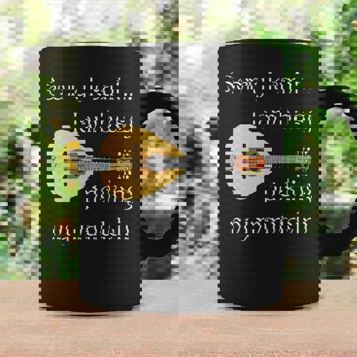 マンドリンピッキング ミュージシャン 音符 フォークミュージック コーヒーマグ ギフトのアイデア