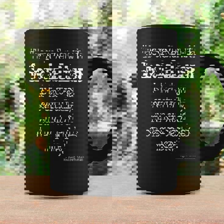 マーガレット・サッチャー 引用 The Problem Withocialism コーヒーマグ ギフトのアイデア