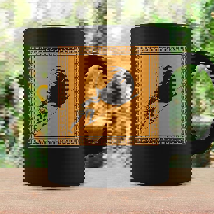 ミニマリストシーシュポス神話 ギリシャ神話 古代ギリシャ美術 コーヒーマグ ギフトのアイデア