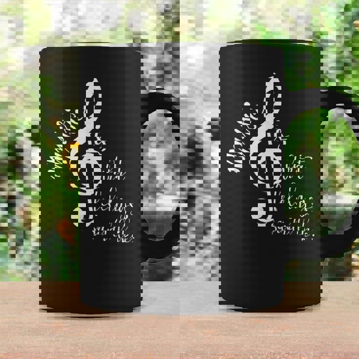 ミュージックギフト メンズ レディース キッズ 音符 格言付き コーヒーマグ ギフトのアイデア