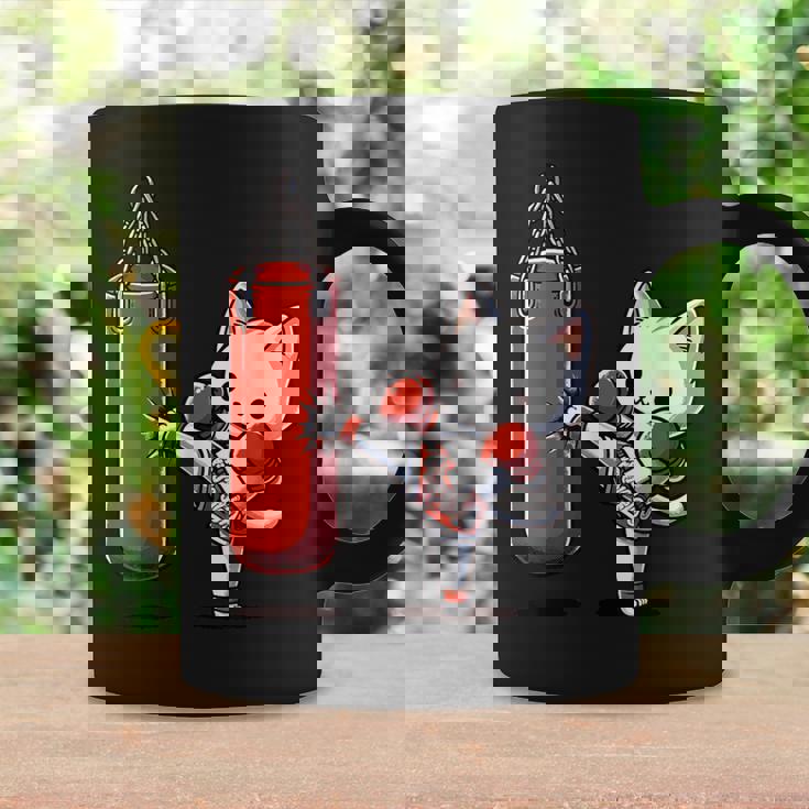 ムエタイ猫、キックボクシング コーヒーマグ ギフトのアイデア