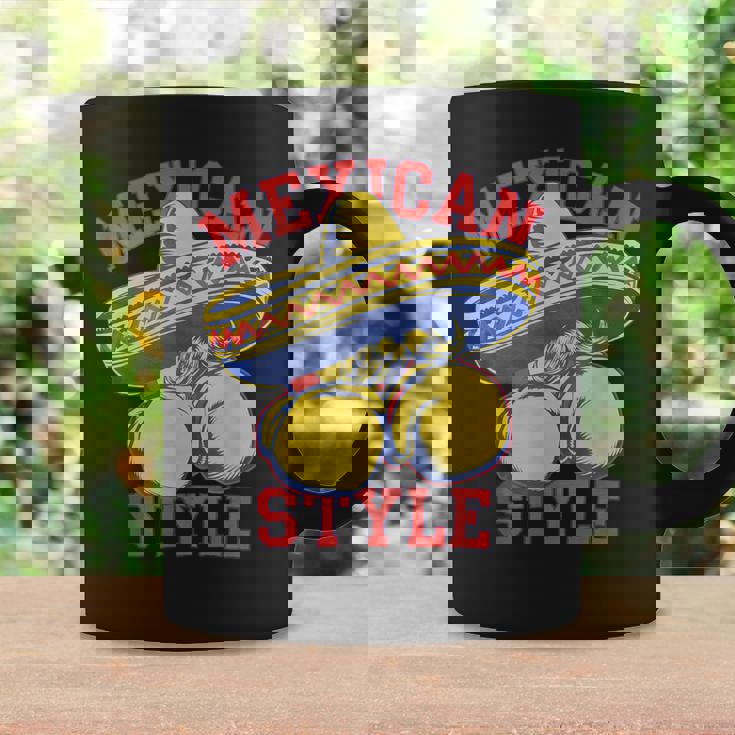 メキシコボクシングスタイル メキシコ国旗 メキシコボクシングスタイルフラッグ コーヒーマグ ギフトのアイデア