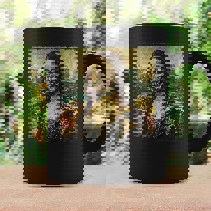 モナリザ ゾンビ ハロウィン 美術教師 モナリザ コーヒーマグ ギフトのアイデア