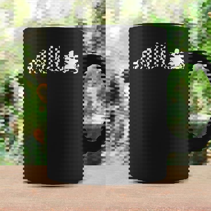モーターサイクリスト バイカーの進化バイク コーヒーマグ ギフトのアイデア