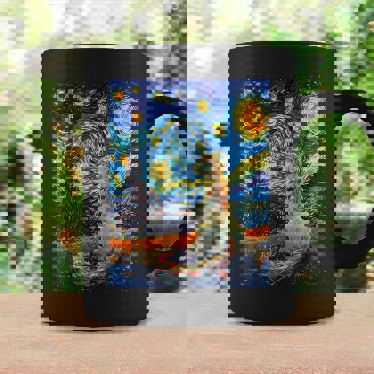 ユニコーン恋人のためのユニコーン恋人のスターリーナイトヴァンゴッホ コーヒーマグ ギフトのアイデア