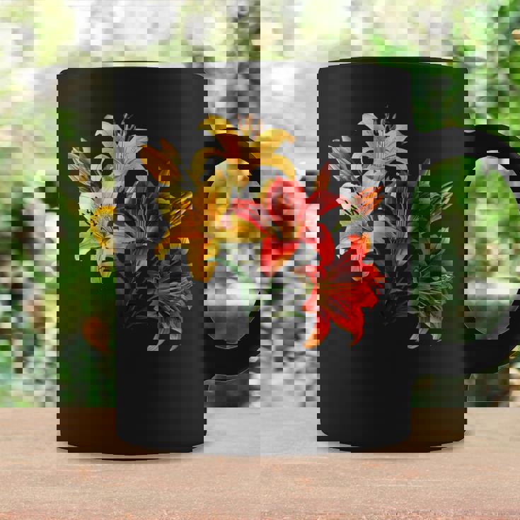 ユリの花 恋人の日 ユリ ホームフラワー ガーデンデザイン コーヒーマグ ギフトのアイデア