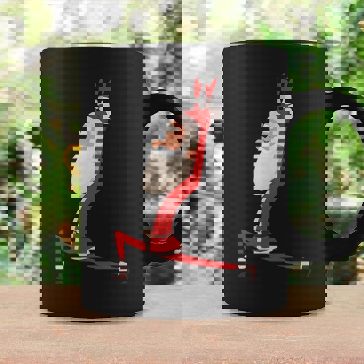 ヨガ サンタ クリスマス ワークアウト コーヒーマグ ギフトのアイデア