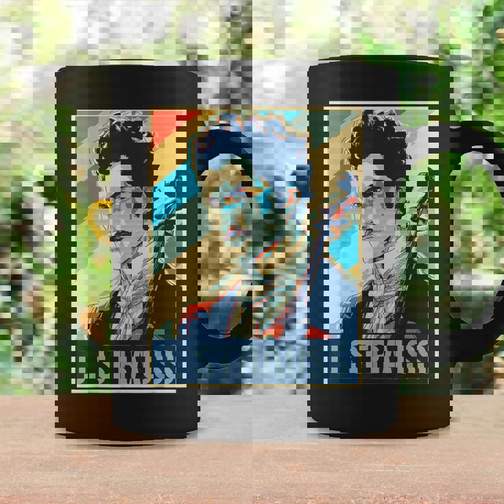 ヨハン・シュトラウス ポスター ミュージシャン 作曲家 コーヒーマグ ギフトのアイデア