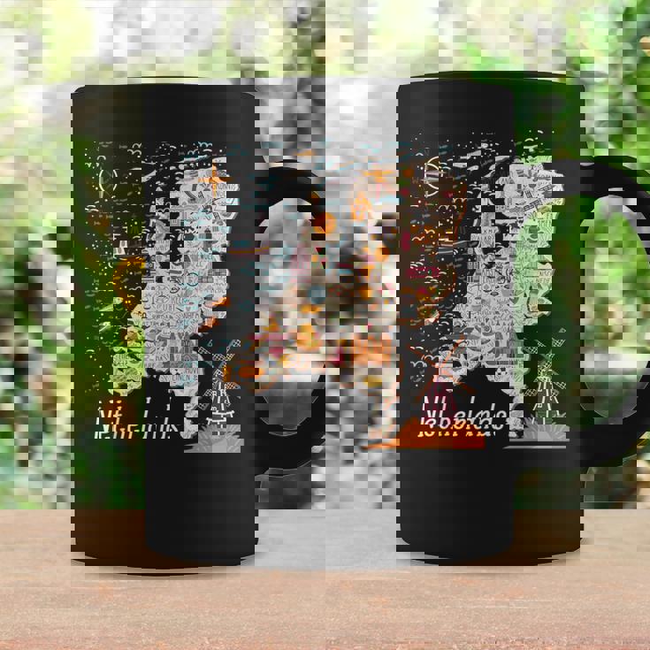 ヨーロッパ オランダ 地図 オランダ アムステルダム バケーション お土産 コーヒーマグ ギフトのアイデア