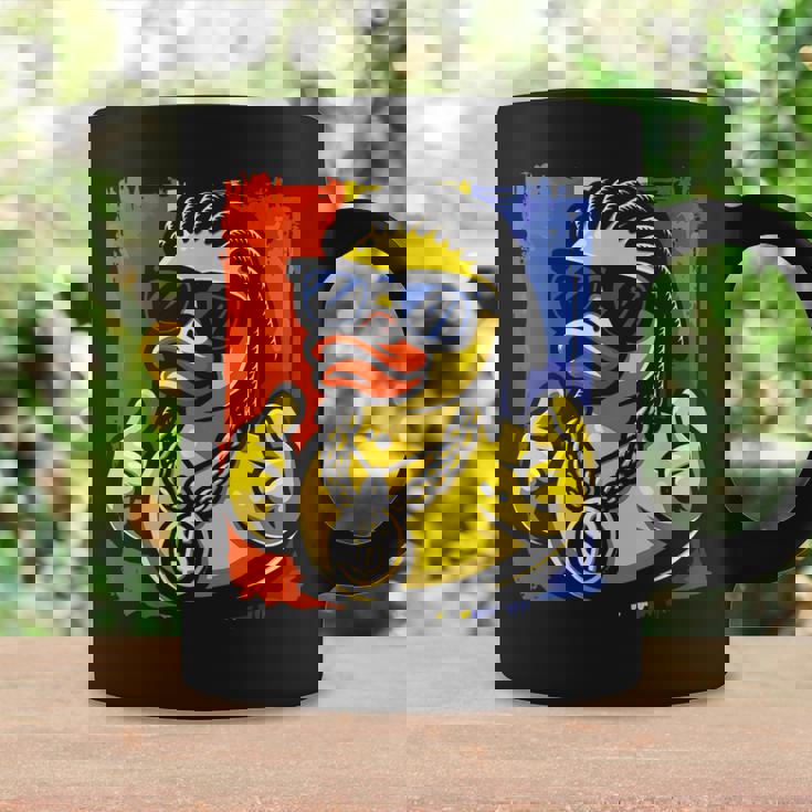 ラッパー ラバーダック ヒップホップ アヒル コーヒーマグ ギフトのアイデア