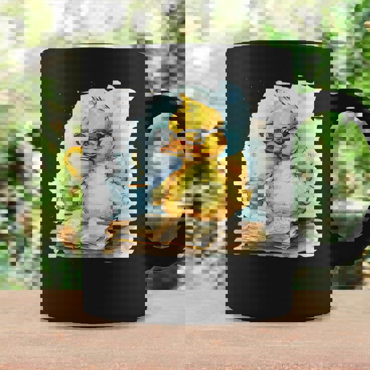 ラバーダックリーダー コーヒー愛好家 読書本 ラバーダッキー コーヒーマグ ギフトのアイデア