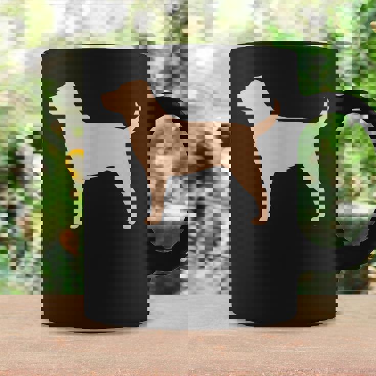 ラブラドールレトリバー 犬のシルエット コーヒーマグ ギフトのアイデア