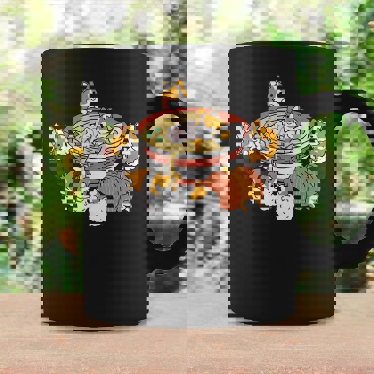 ラーメン寿司ウェルシュ・コーギー・ペンブローク犬 コーヒーマグ ギフトのアイデア